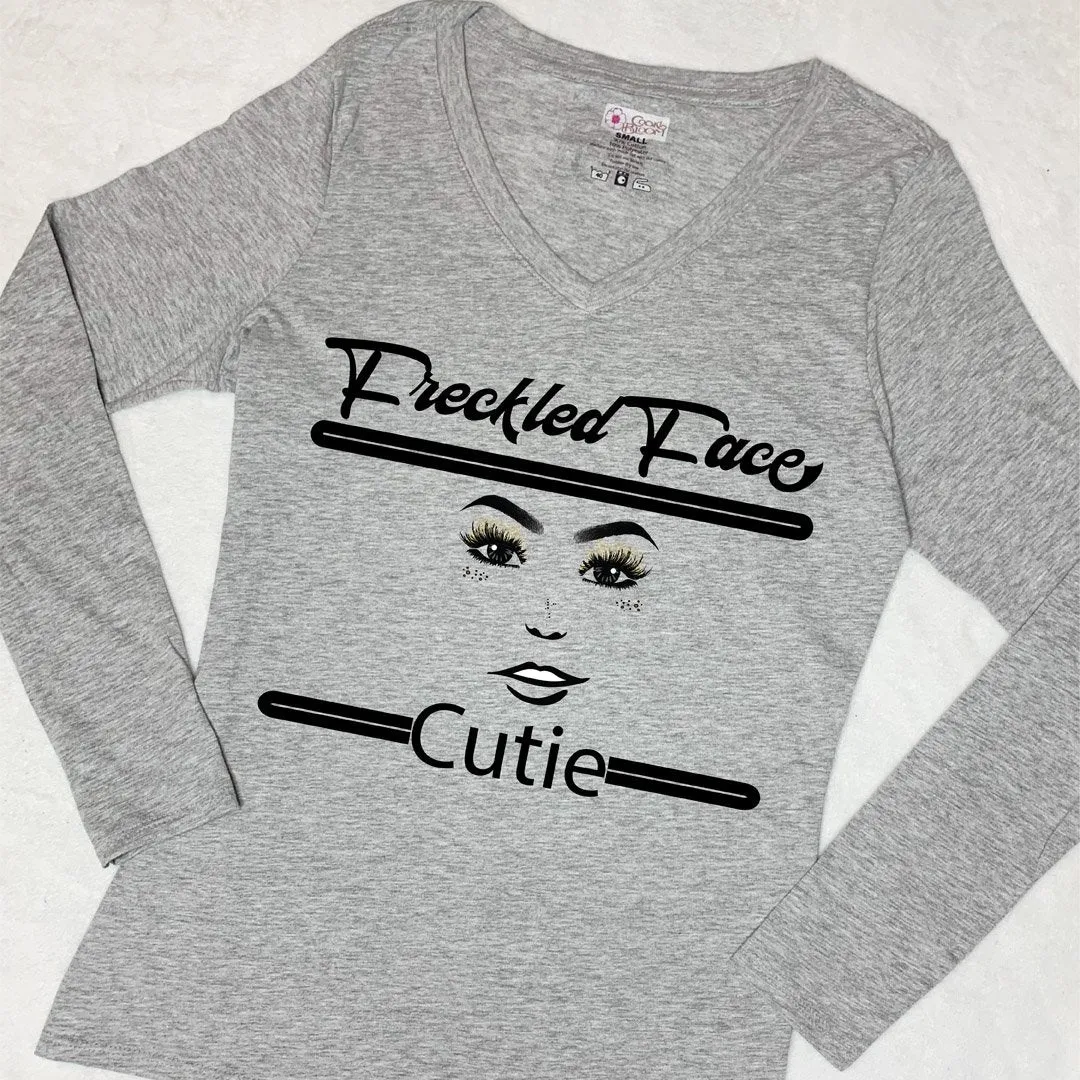 Freckled Face Cutie Long-Sleeve T-Shirt