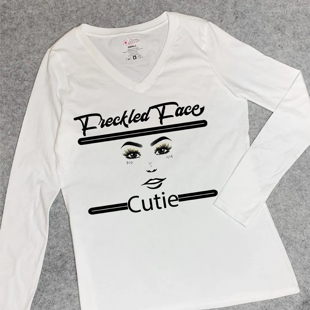 Freckled Face Cutie Long-Sleeve T-Shirt