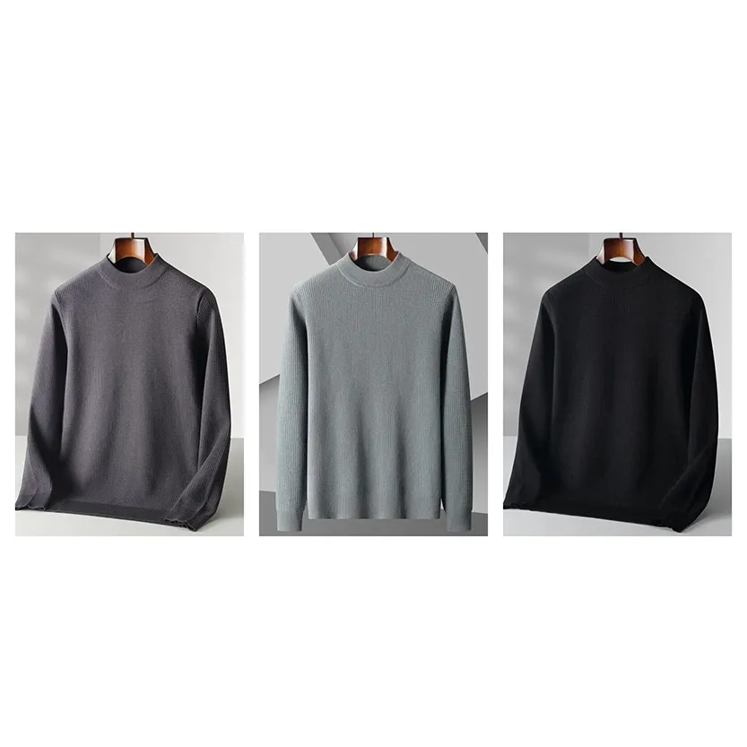 Funki Buys | Sweaters | Men's Thick Warm Turtleneck Pullover