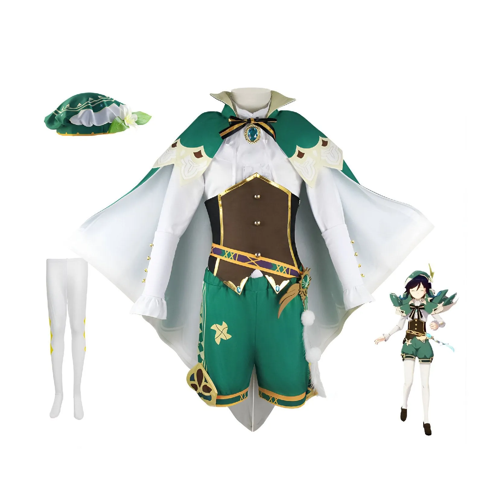 Genshin Impact Venti Cosplay Costume