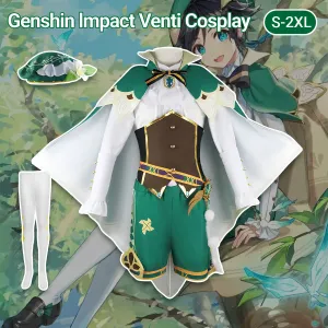 Genshin Impact Venti Cosplay Costume