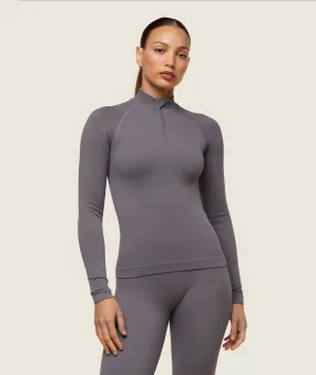 Gymshark everywear Seamless Turtleneck - Brushed Grey