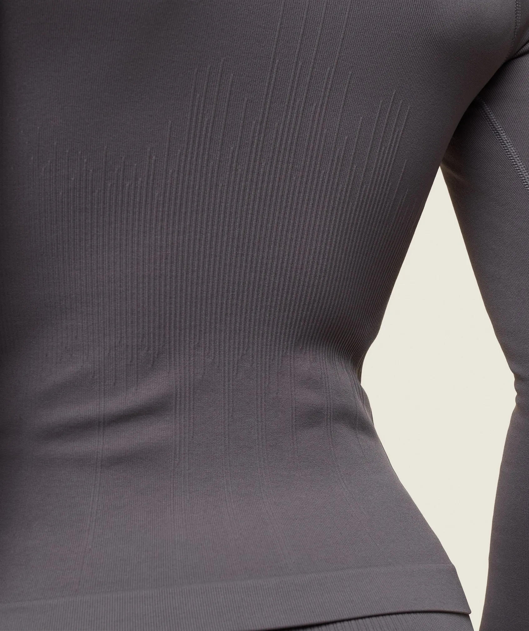 Gymshark everywear Seamless Turtleneck - Brushed Grey