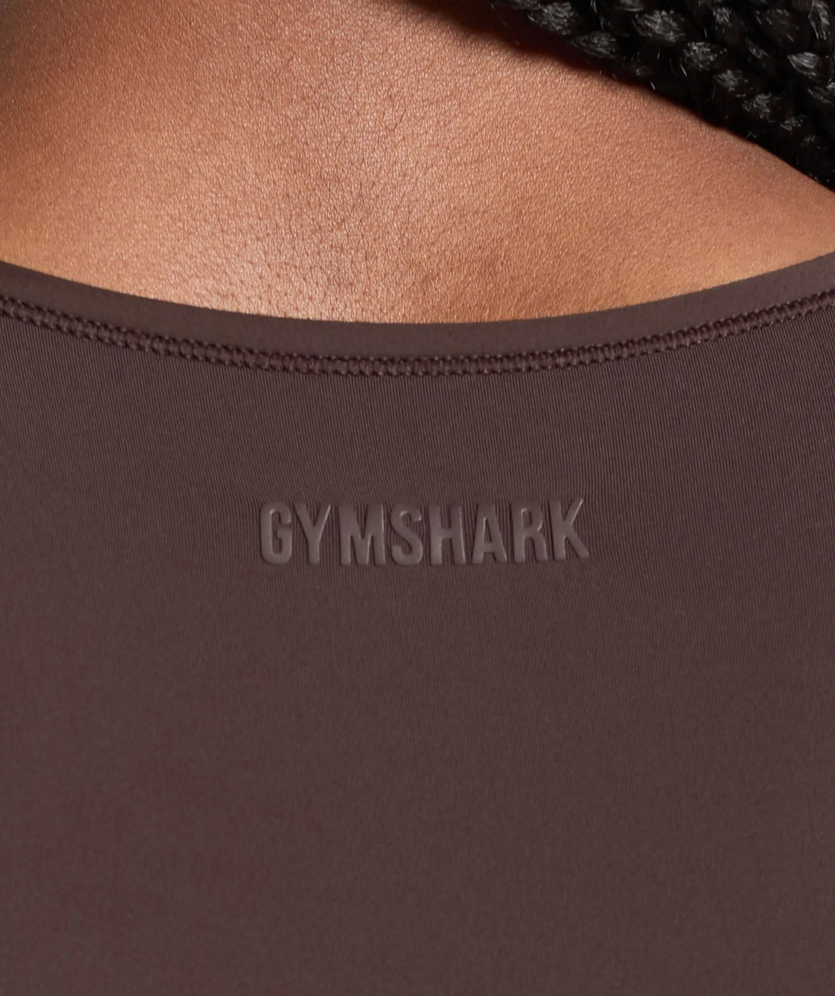 Gymshark Rest Day Tank With Shelf - Heritage Brown