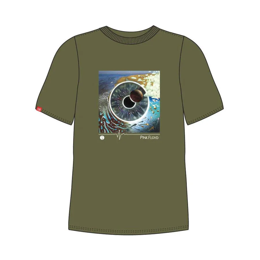 HABITAT X PINK FLOYD PULSE T SHIRT OLIVE