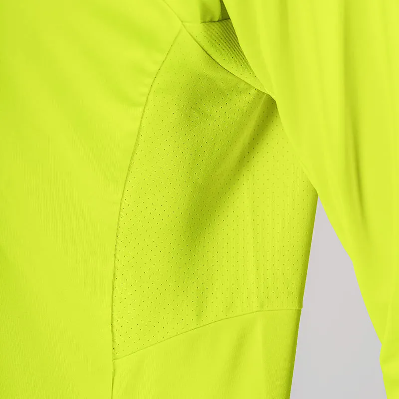 Hooded Performance Long Sleeve Shirt | Safety Yellow | SA Logo