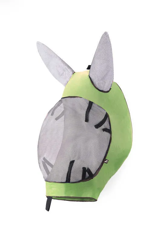 Horze Stretch Lycra Fly Mask (Green)