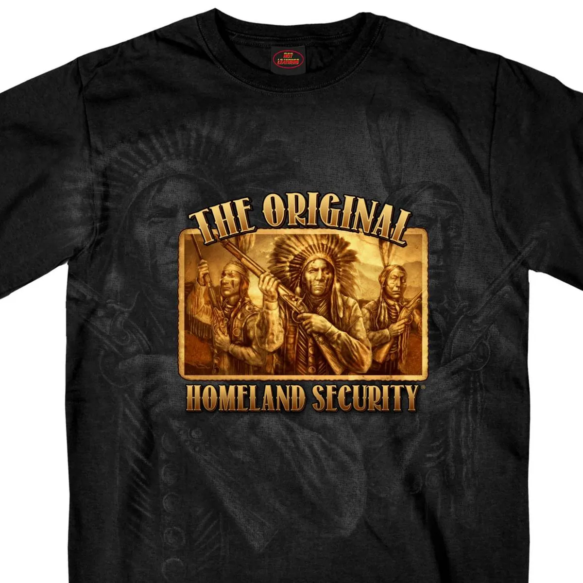 Hot Leathers GMS1460 Men's Original Homeland Security Native American