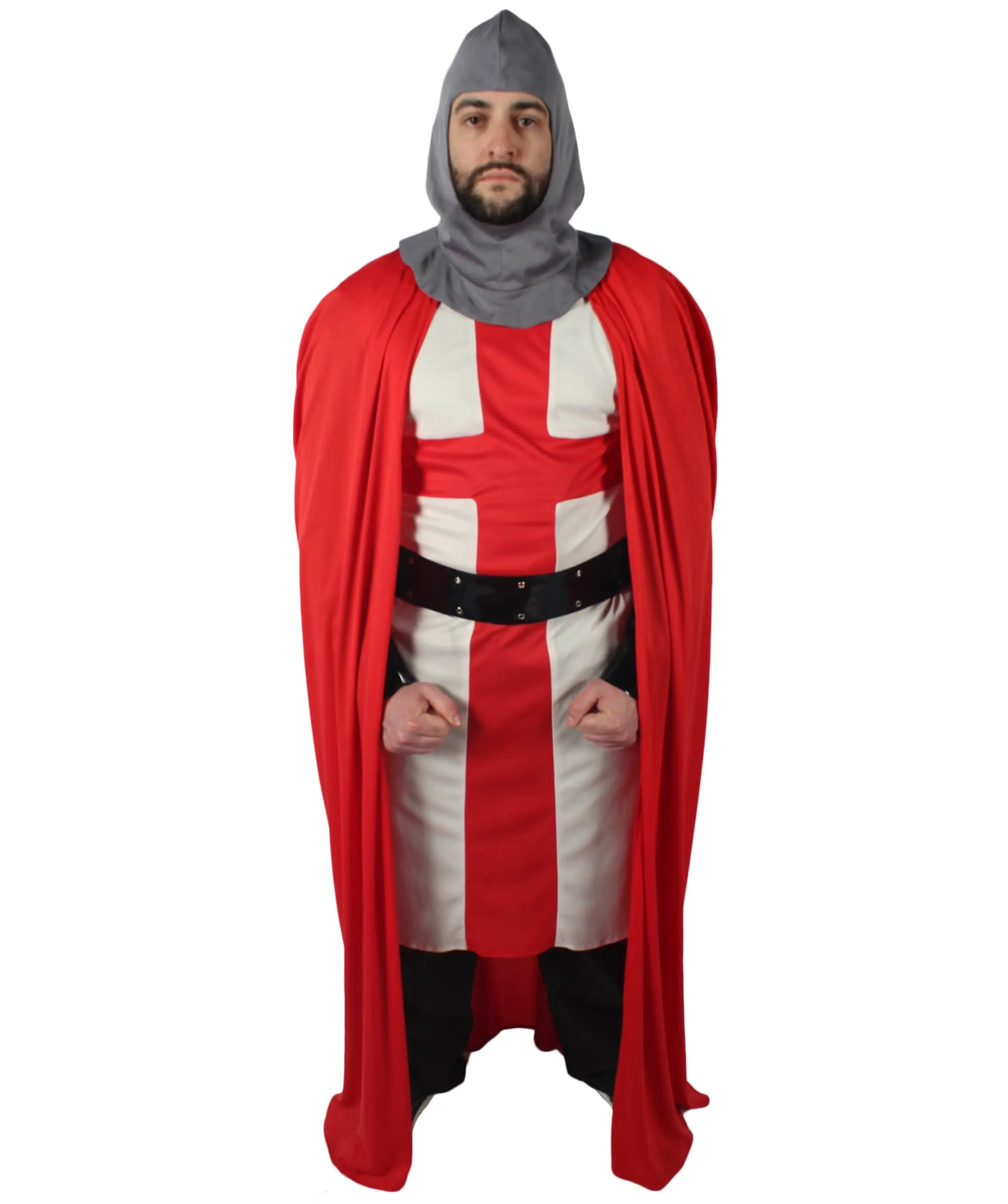 HPO Adult Men's Medieval Warrior Crusader Costume Bundle