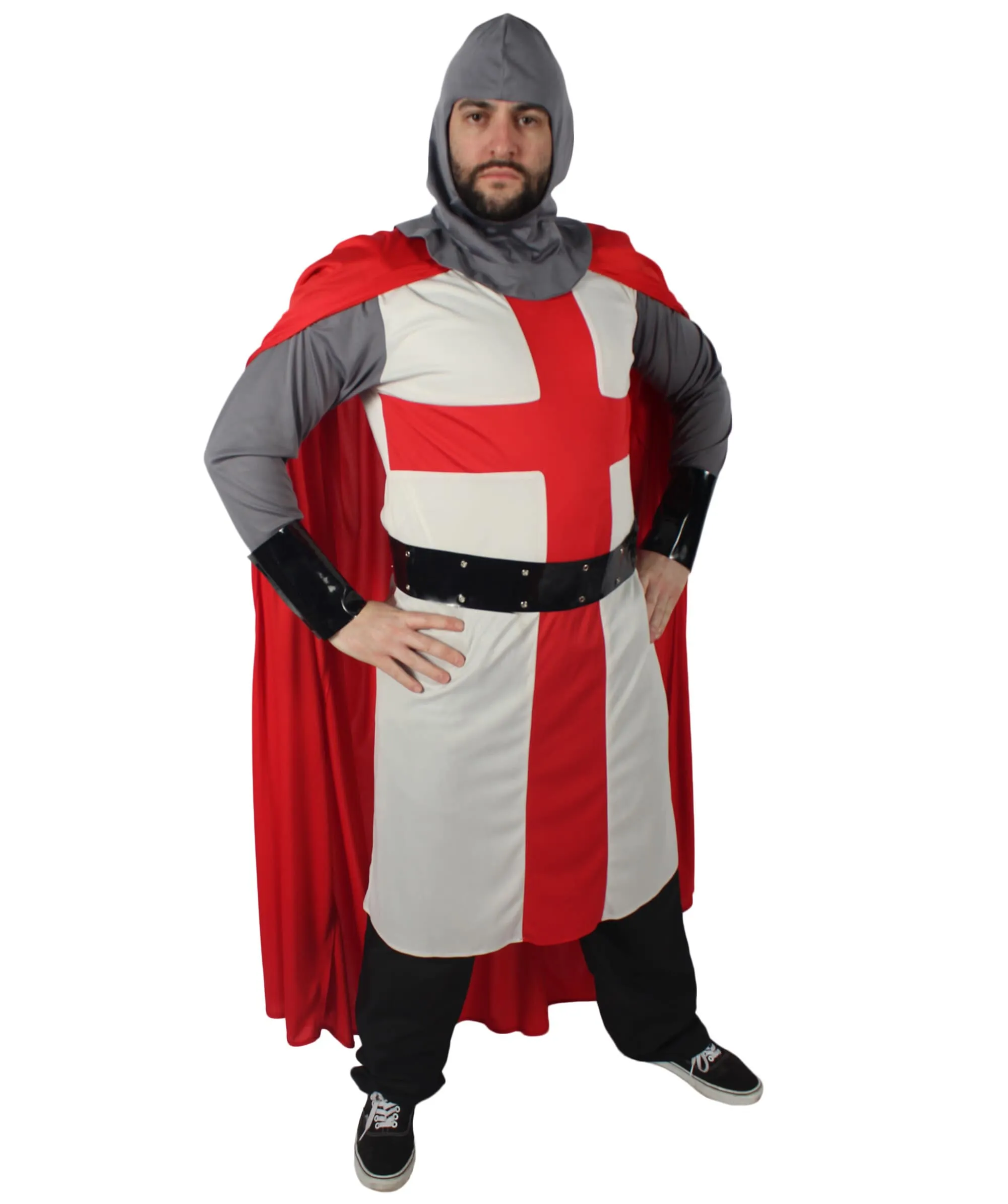 HPO Adult Men's Medieval Warrior Crusader Costume Bundle