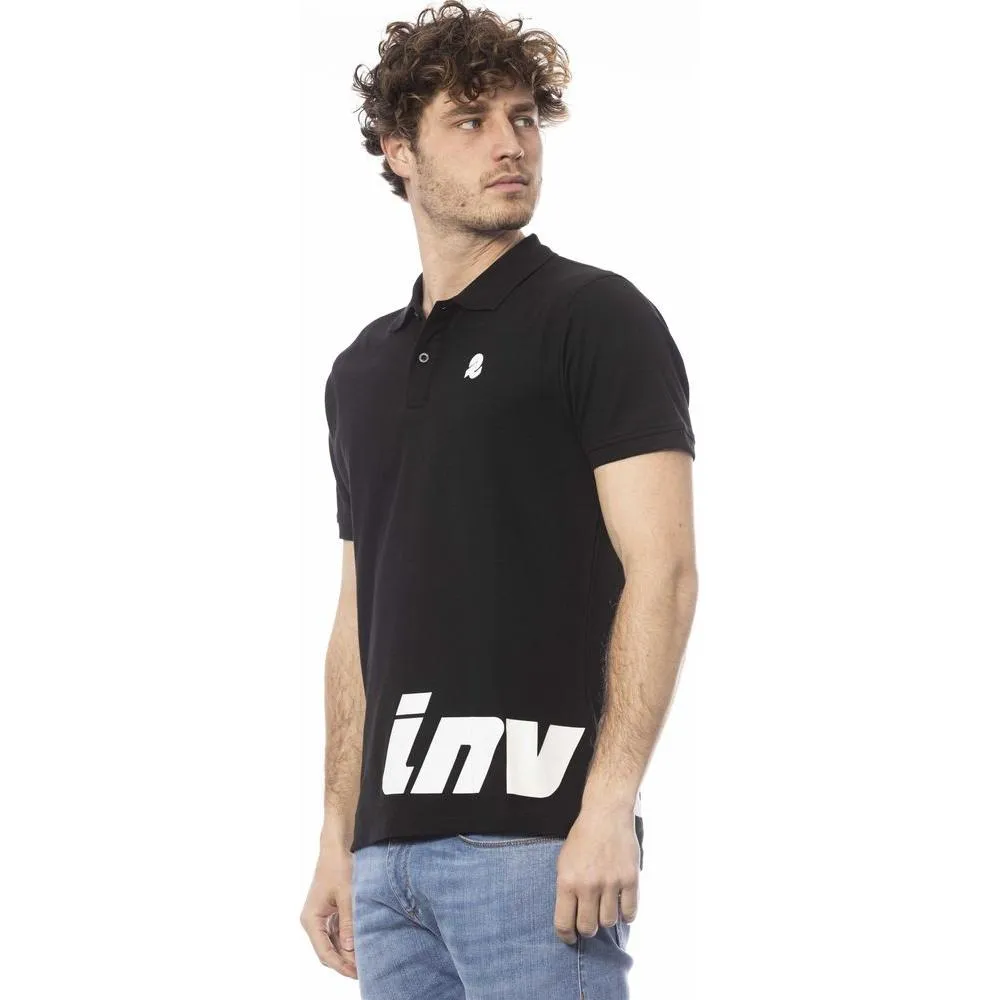 Invicta Black Cotton Men Polo Shirt