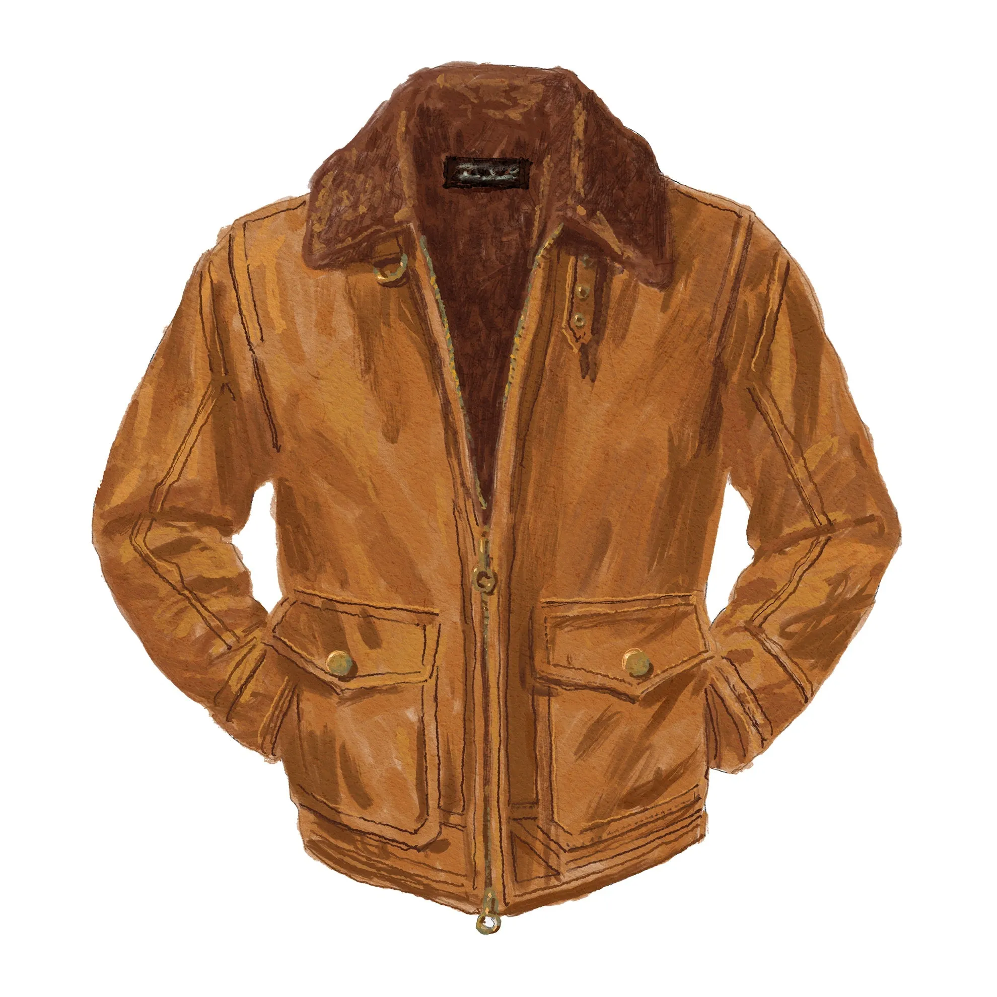 Italian Shearling Bomber