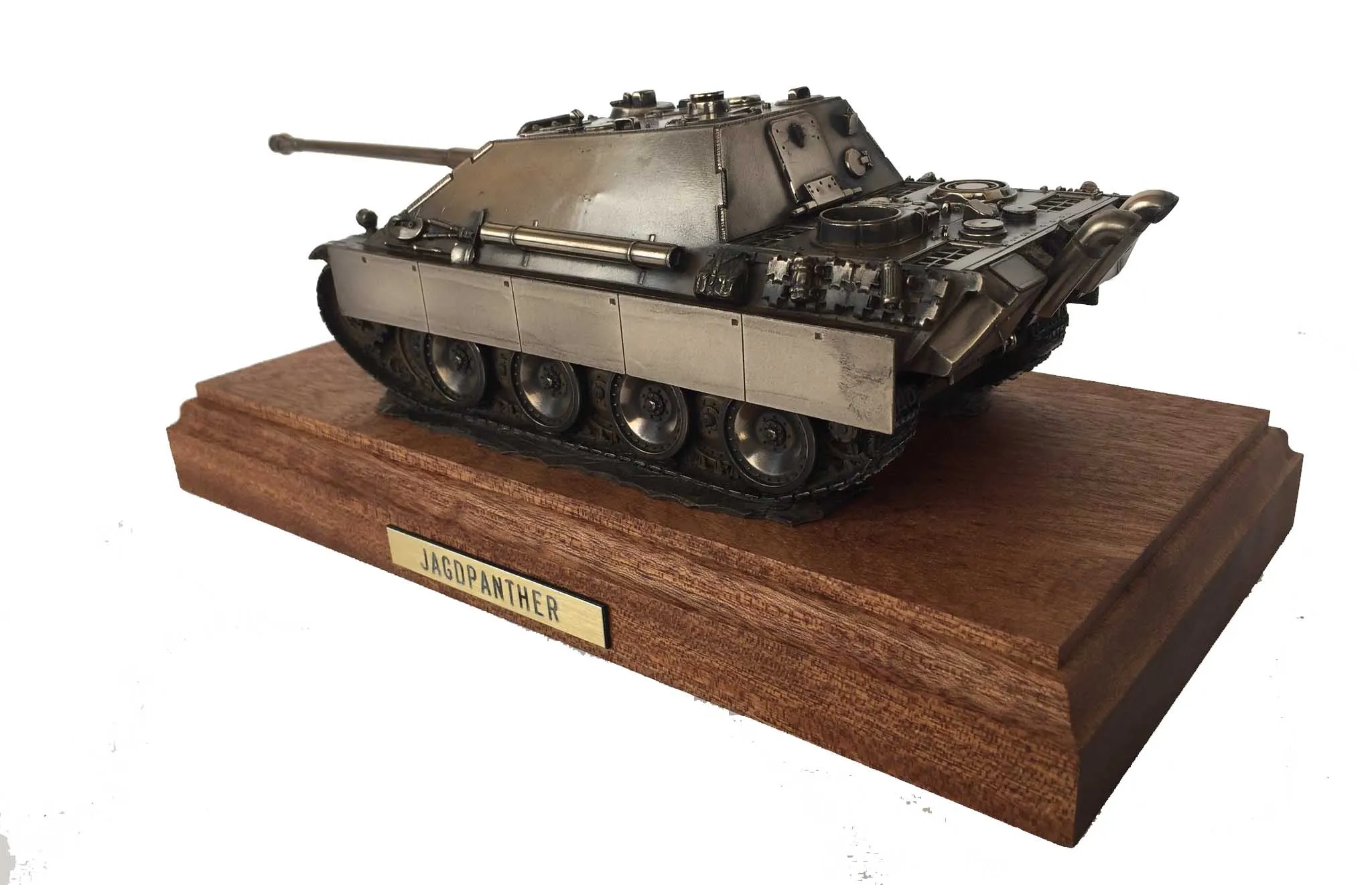 Jagdpanther Bronze Tank Destroyer Model