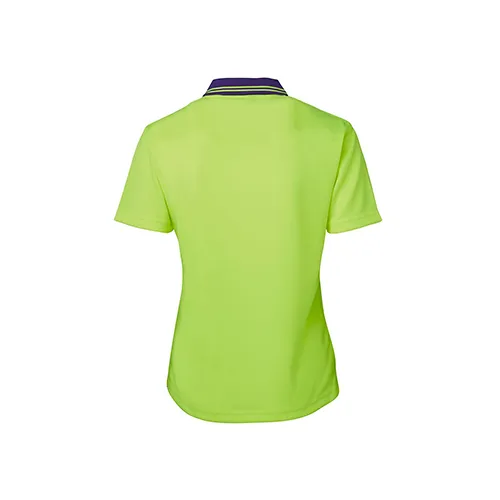 JBs Wear | Womens Hi Vis Short Sleeve Comfort Polo | 6LHCP