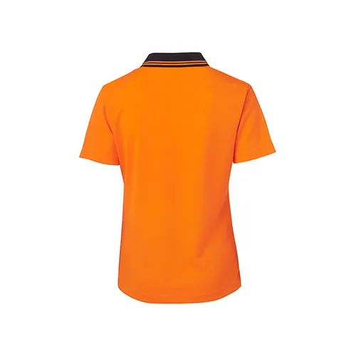 JBs Wear | Womens Hi Vis Short Sleeve Comfort Polo | 6LHCP