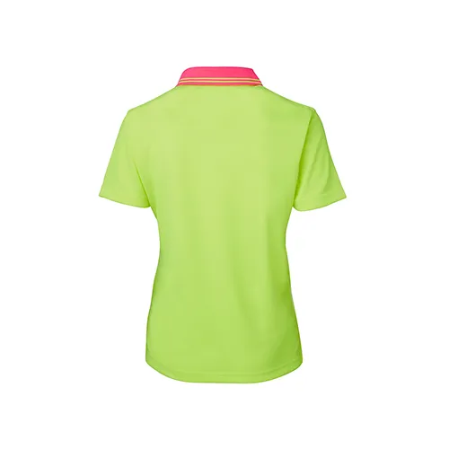 JBs Wear | Womens Hi Vis Short Sleeve Comfort Polo | 6LHCP