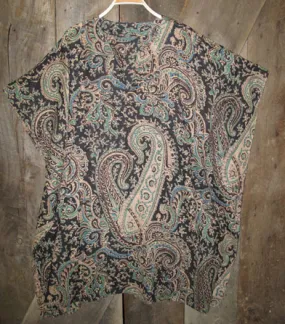 Kaftan Paisley Black