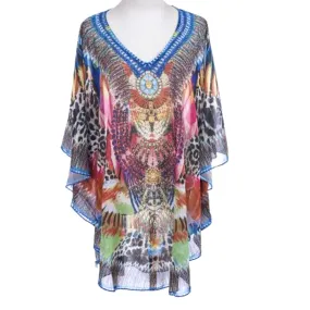 Kyra Tunic Top – Embellished Blouse for Timeless Elegance