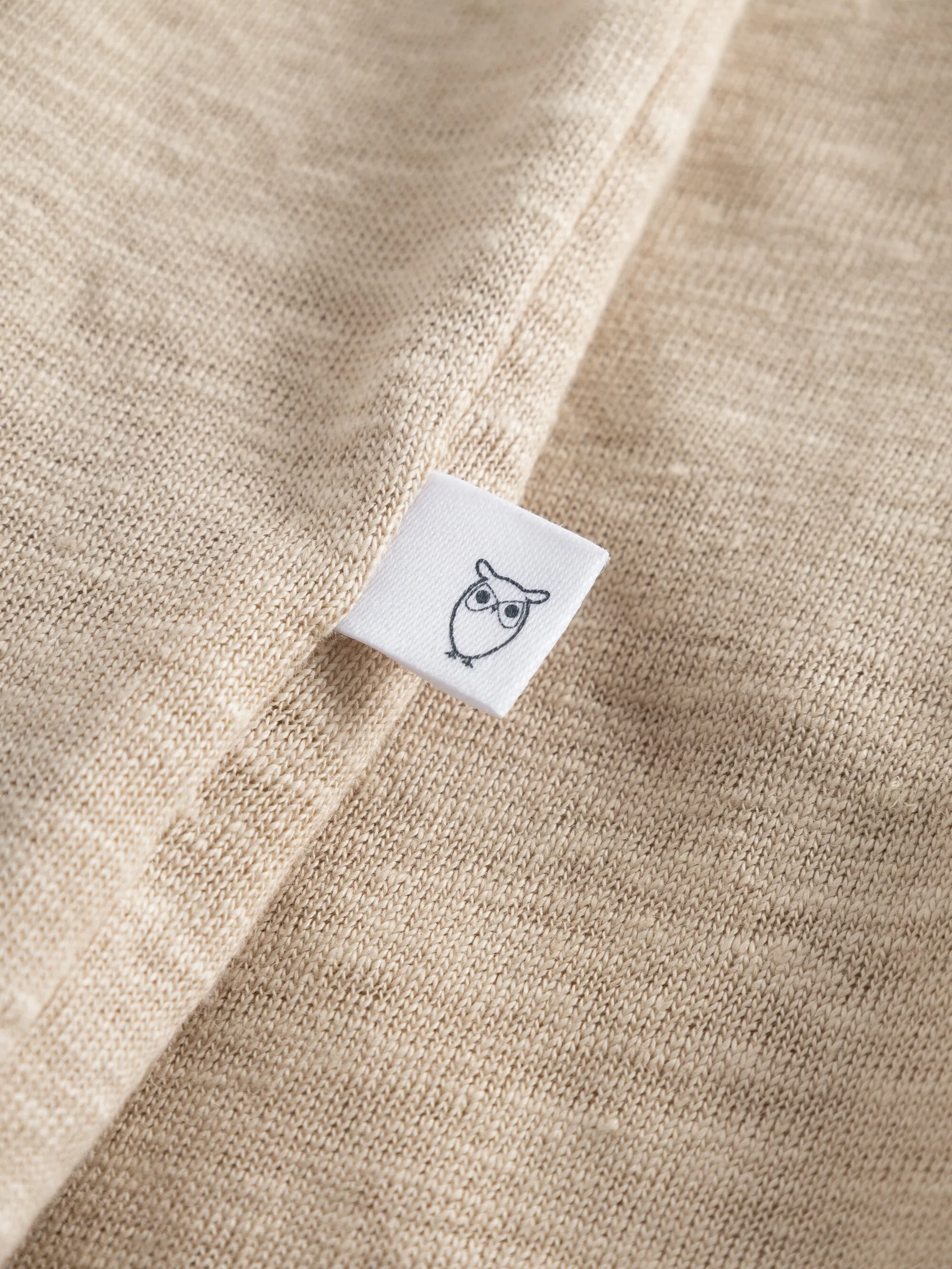 Linen polo - Safari