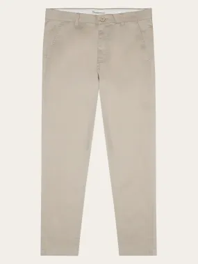 LUCA slim twill chino pants - Light feather gray