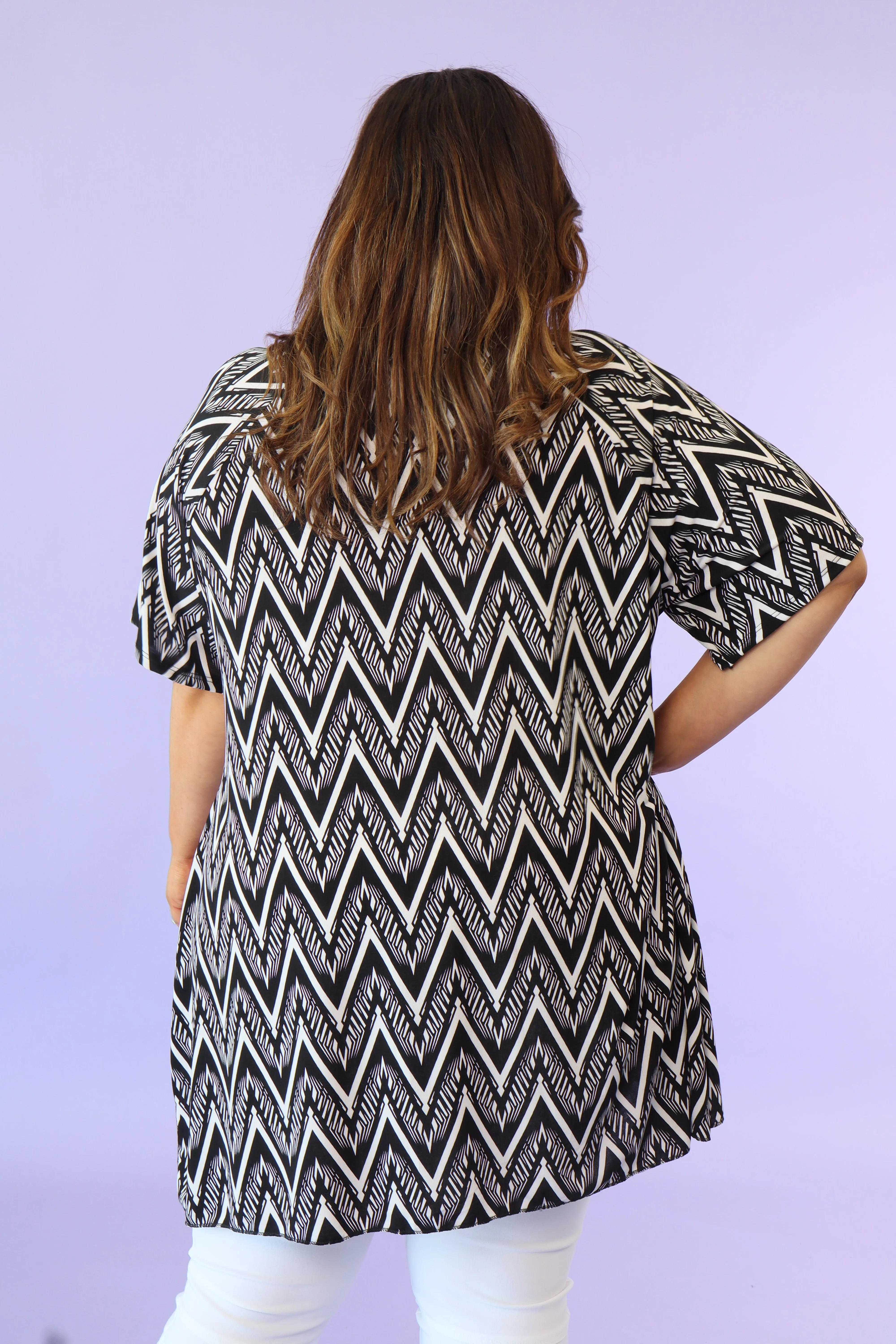 Lucia Tunic in Graphic Print