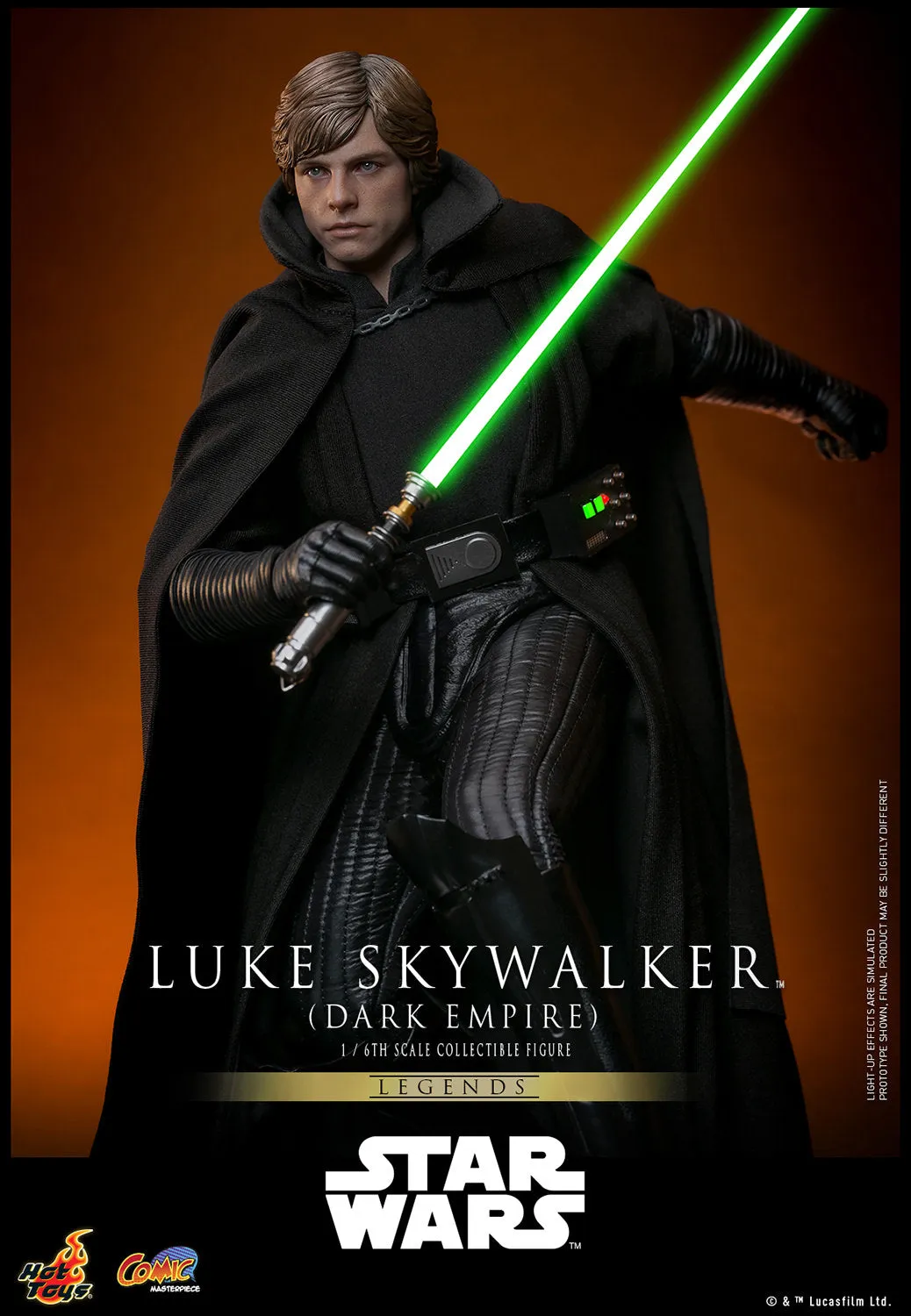 Luke Skywalker (Dark Empire) 1/6 Scale Figure by Hot Toys