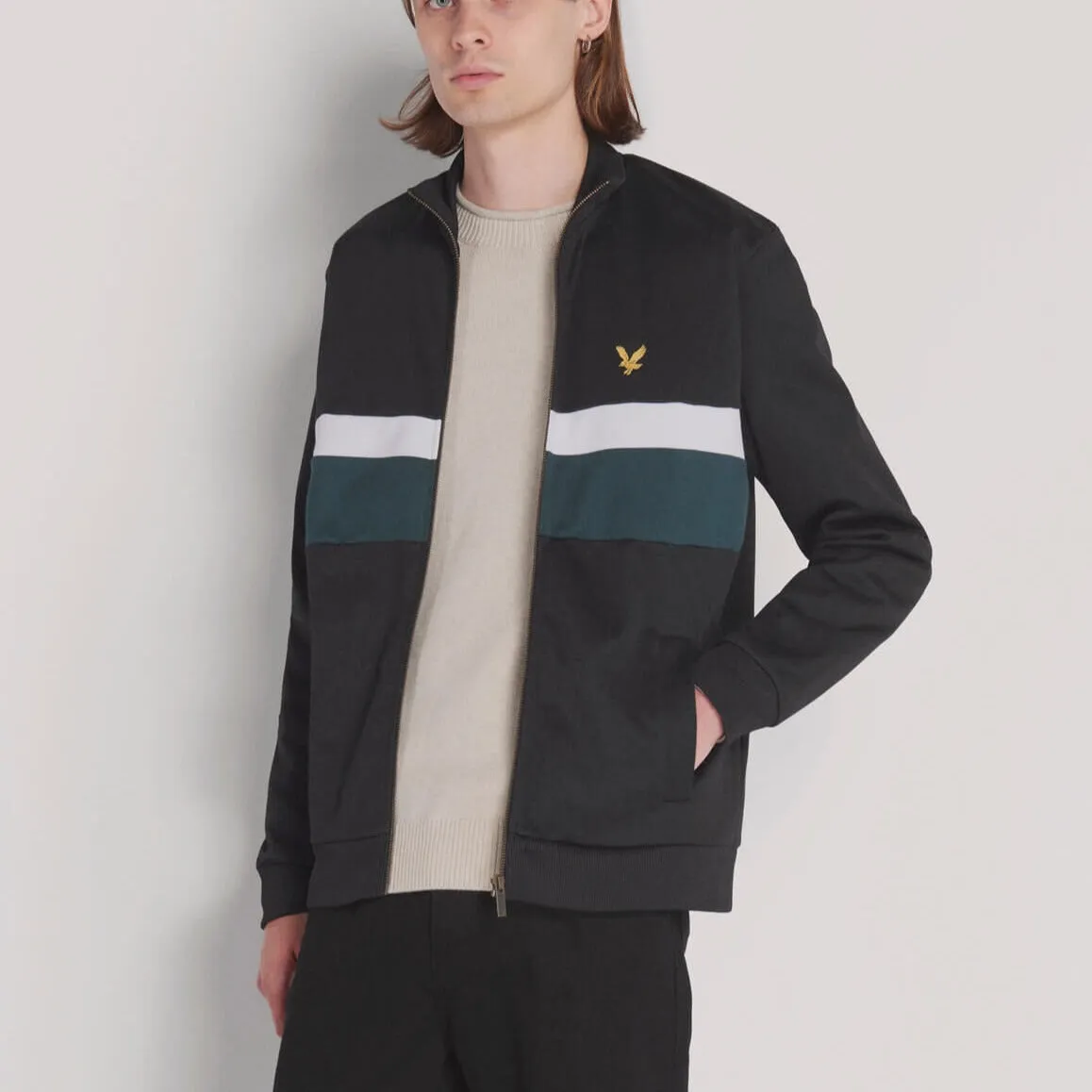 Lyle & Scott Archive Colourblock Tricot Track Top