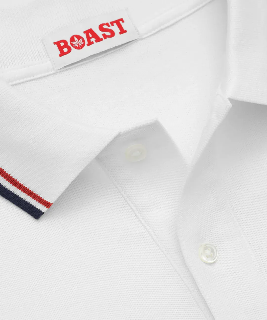 Mens BOAST Classic Tipped Polo