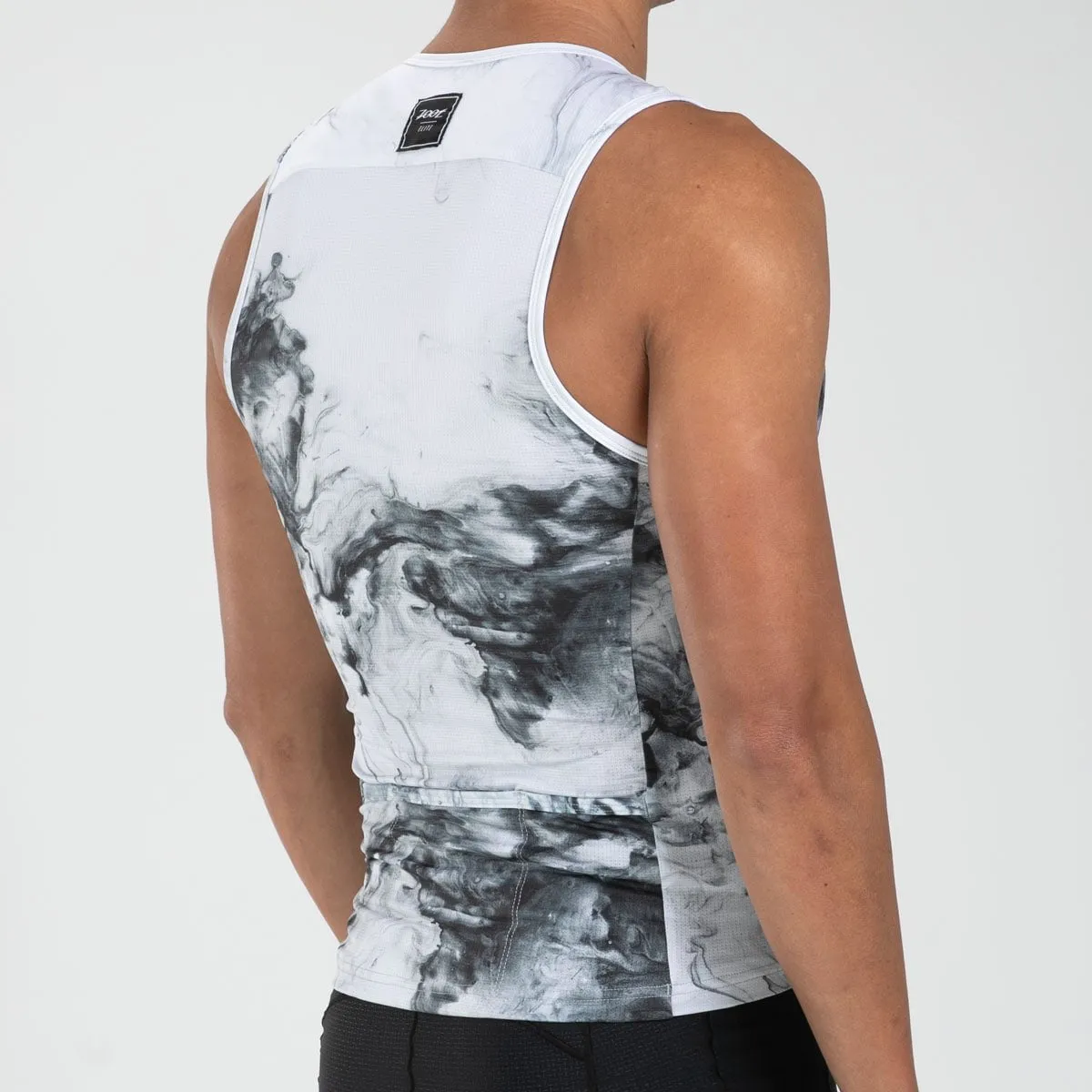 Men's Elite Tri Tank - White Hot