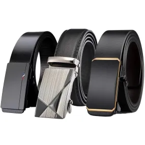 Mens Premium PU Automatic Buckle Belt  The Perfect Gift