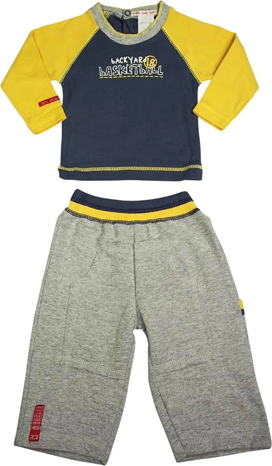 Mish - Baby Boys - 6 Styles - 100% Cotton - Long Sleeve Pant Set