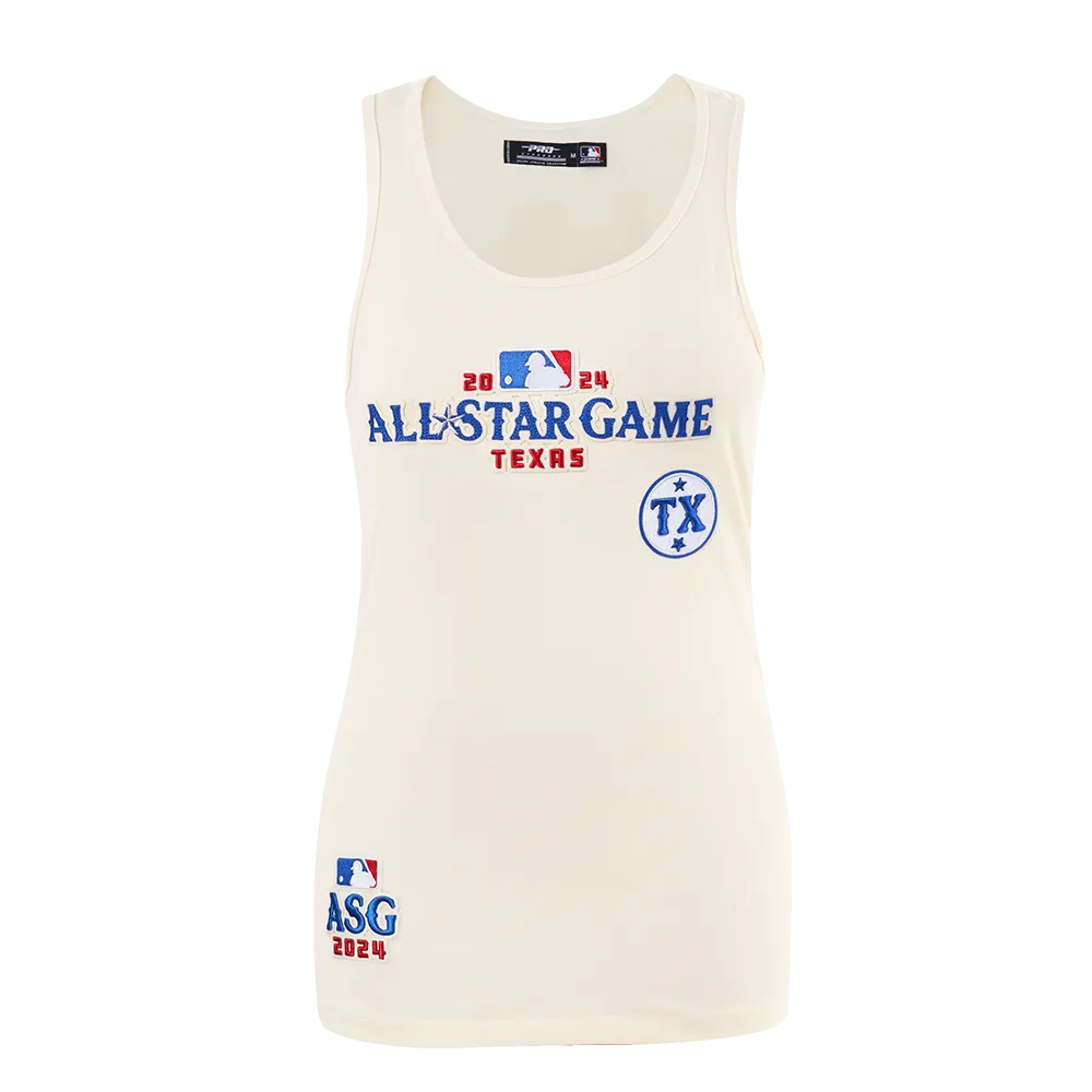 MLB ALL STAR 2024 WOMEN'S RELAXED RACERBACK TANK (EGGSHELL)