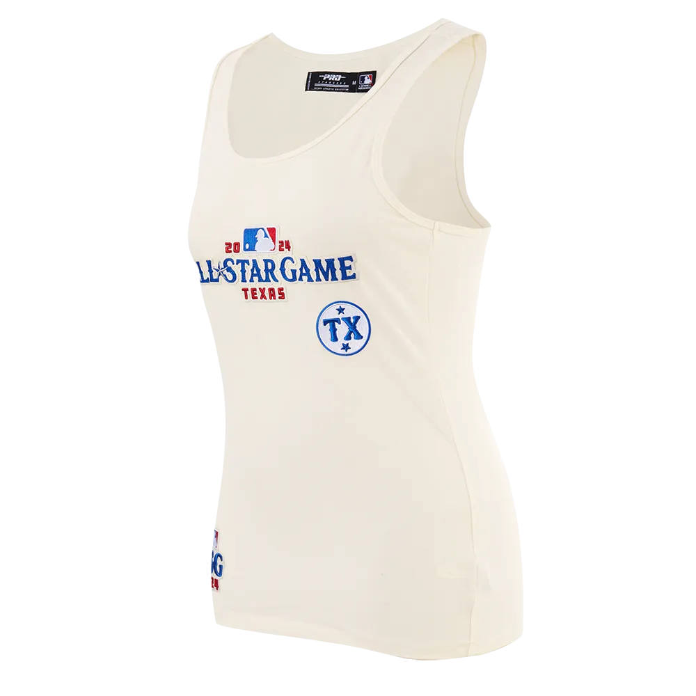 MLB ALL STAR 2024 WOMEN'S RELAXED RACERBACK TANK (EGGSHELL)