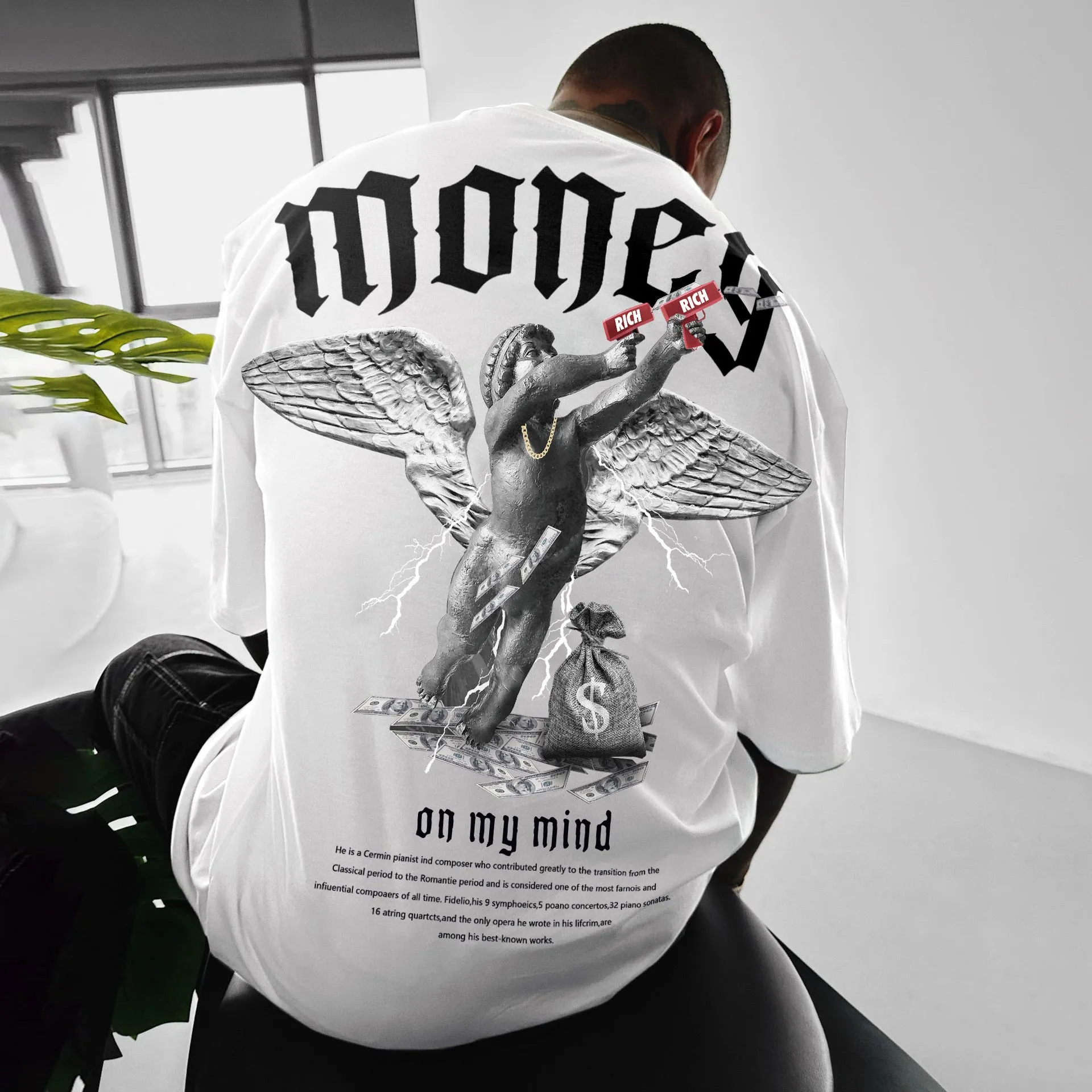 Money On My Mind Angel T-Shirt