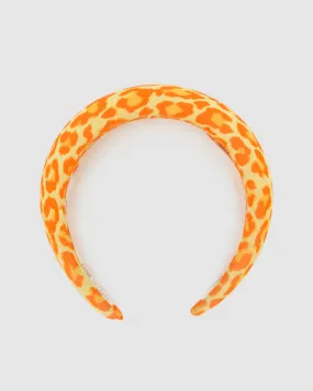 MONICA Headband (orange cheetah)