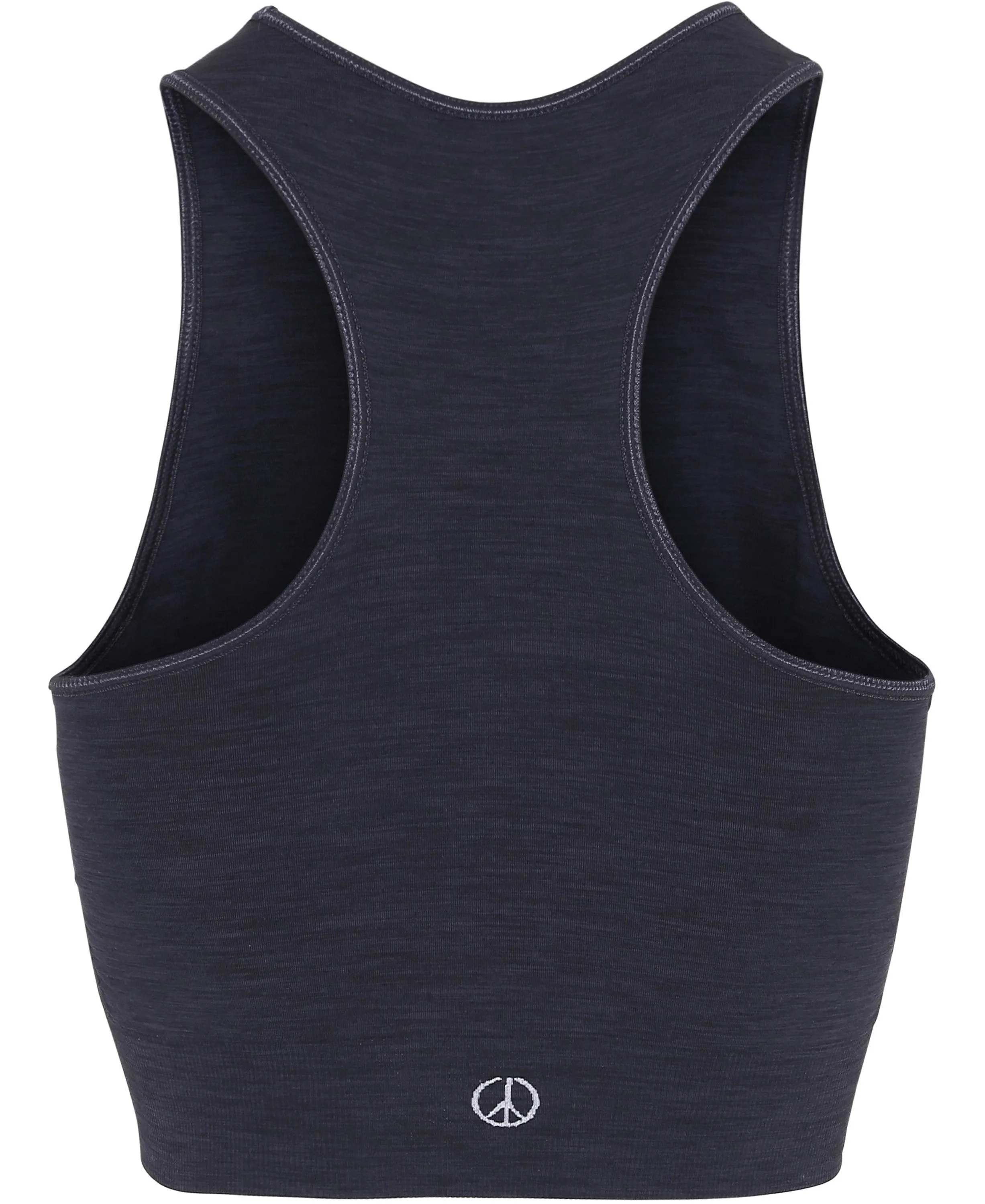 Moonchild Seamless Crop Top - Onyx Black