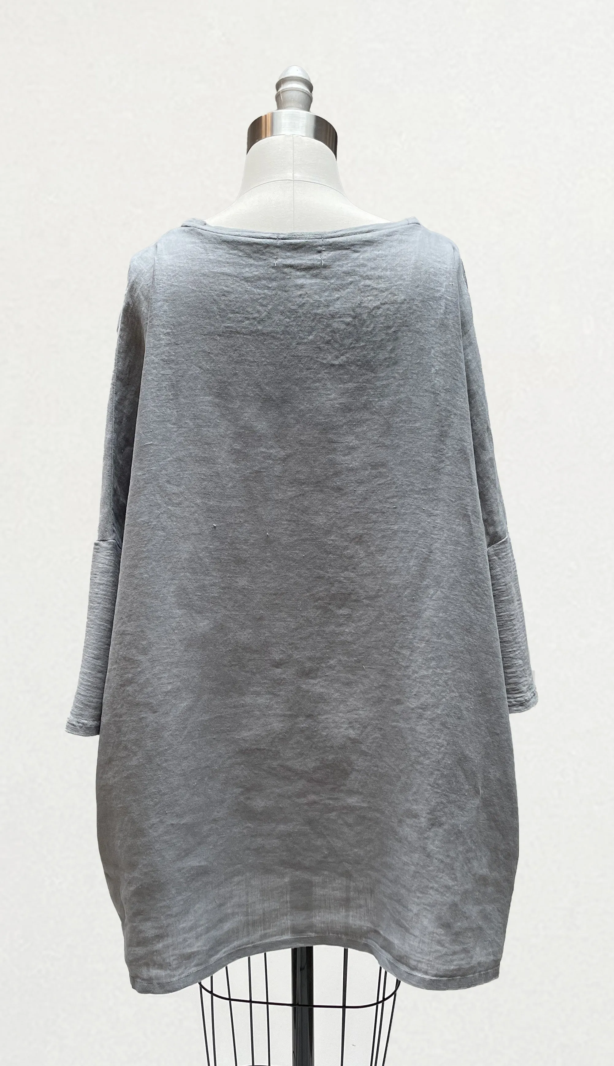 MOTION Linen Combo Onesize V Neck Tunic