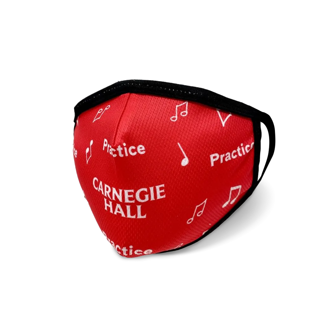 Musical Notes "Practice, Practice, Practice" Face Mask (Cotton)