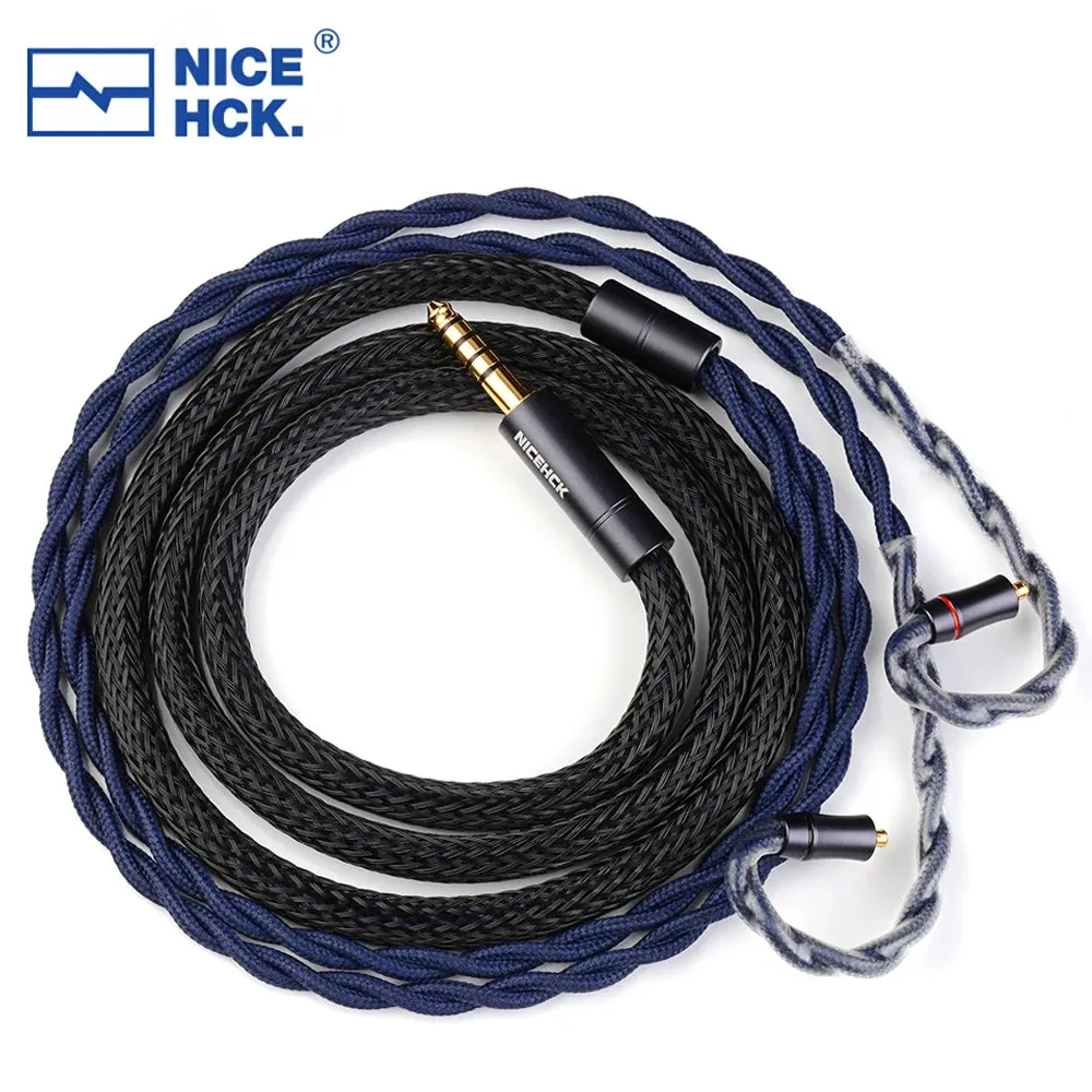 NiceHCK DragonScale 7N OCC PA Silver Alloy Mixed Earphone Cable