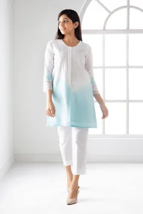 NIYAM OCEAN BLUE SHADED TOP