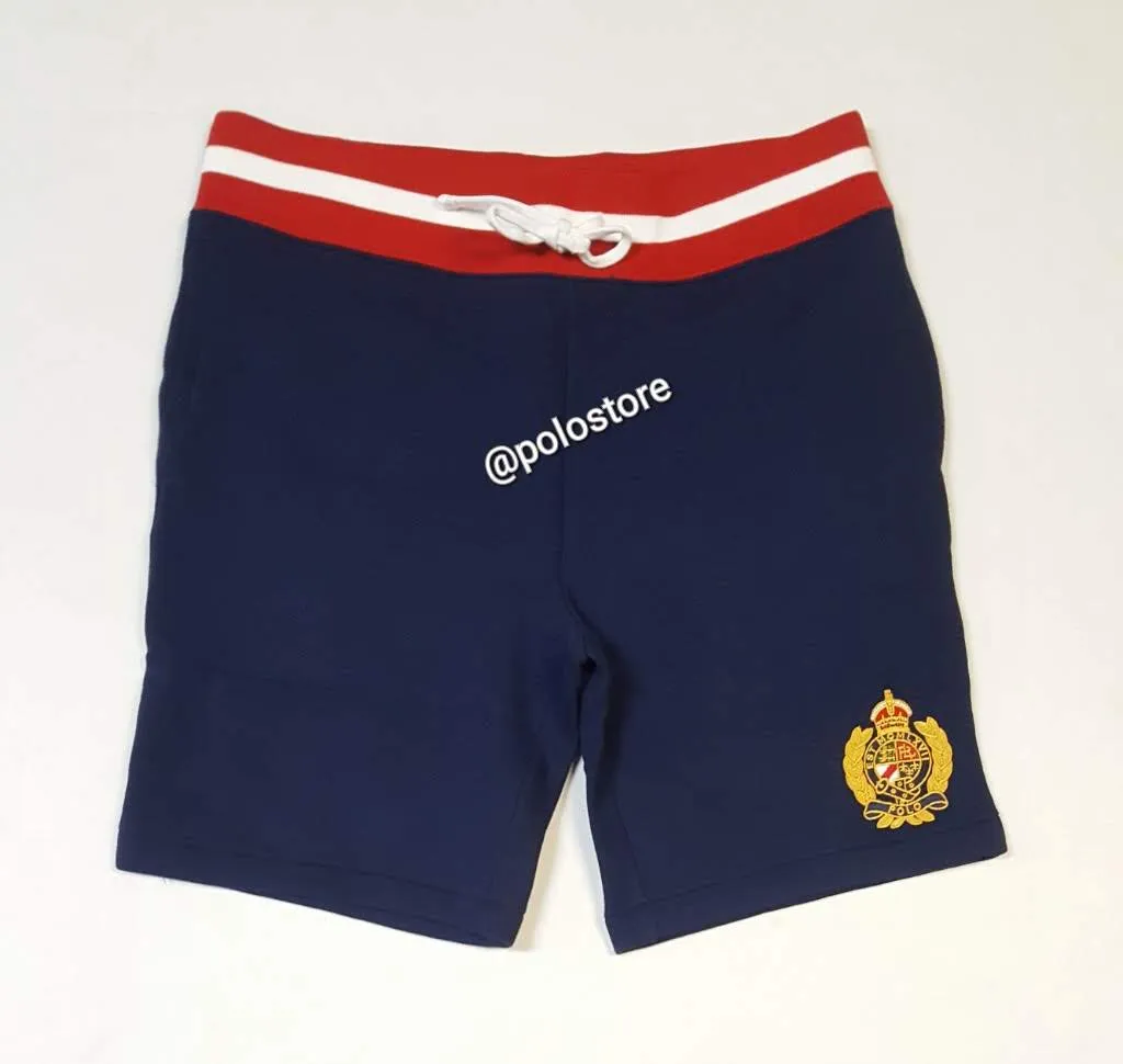 Nwt Polo Big & Tall Navy Blue Crest Shorts