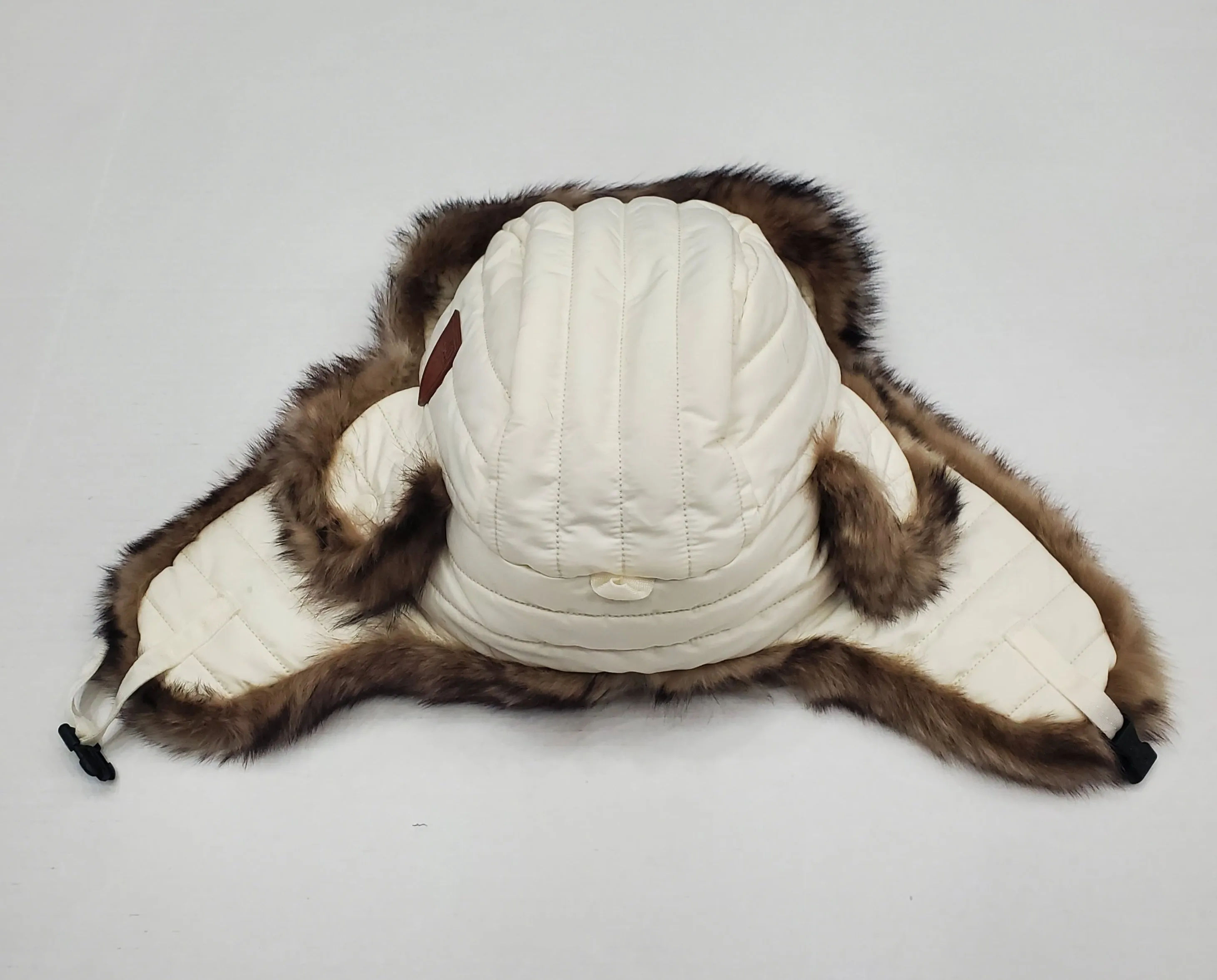 Nwt Polo Ralph Lauren Polo Ralph Lauren Cream Quilted Lamb Shearling Fur Hat