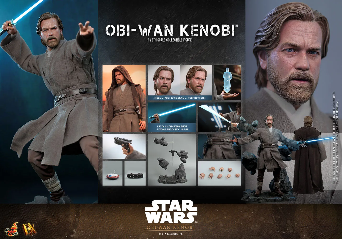 Obi-Wan Kenobi Sixth Scale Figure by Hot Toys