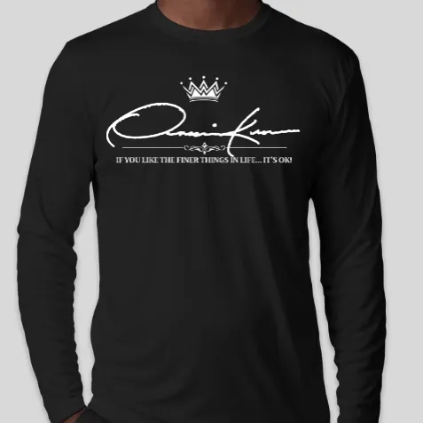 Onassis Krown Signature Collection Long Sleeve T-Shirt