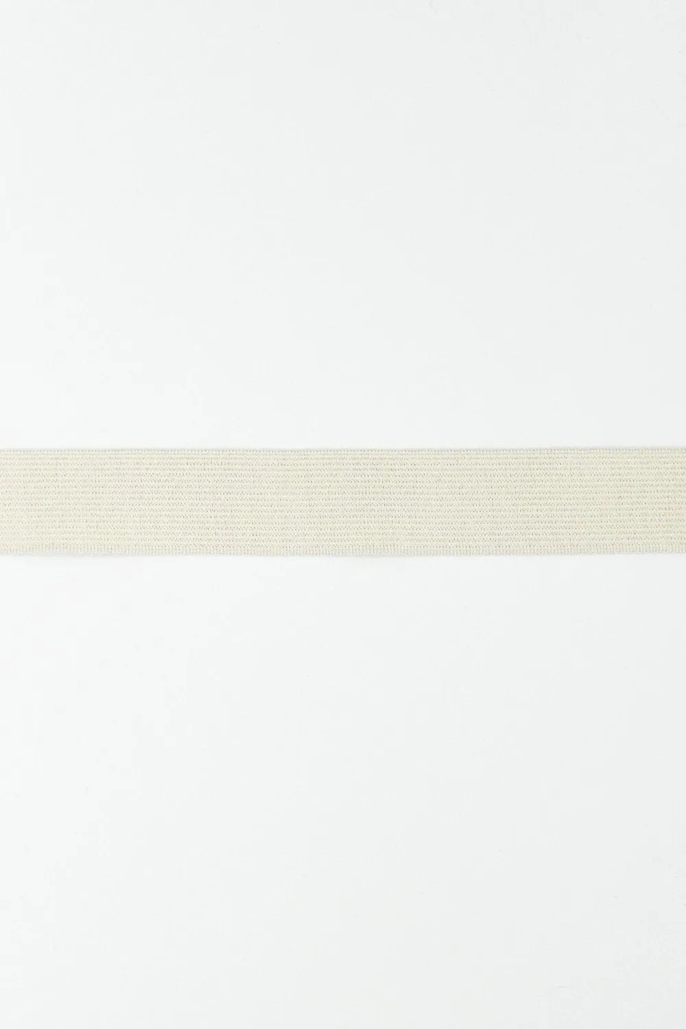 Organic Cotton / Natural Rubber Elastic (Various Widths)