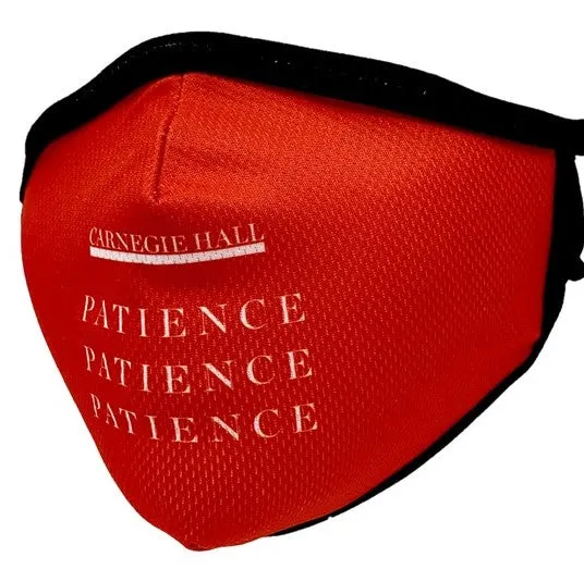 “Patience, Patience, Patience” Cotton Face Mask | Retro Collection