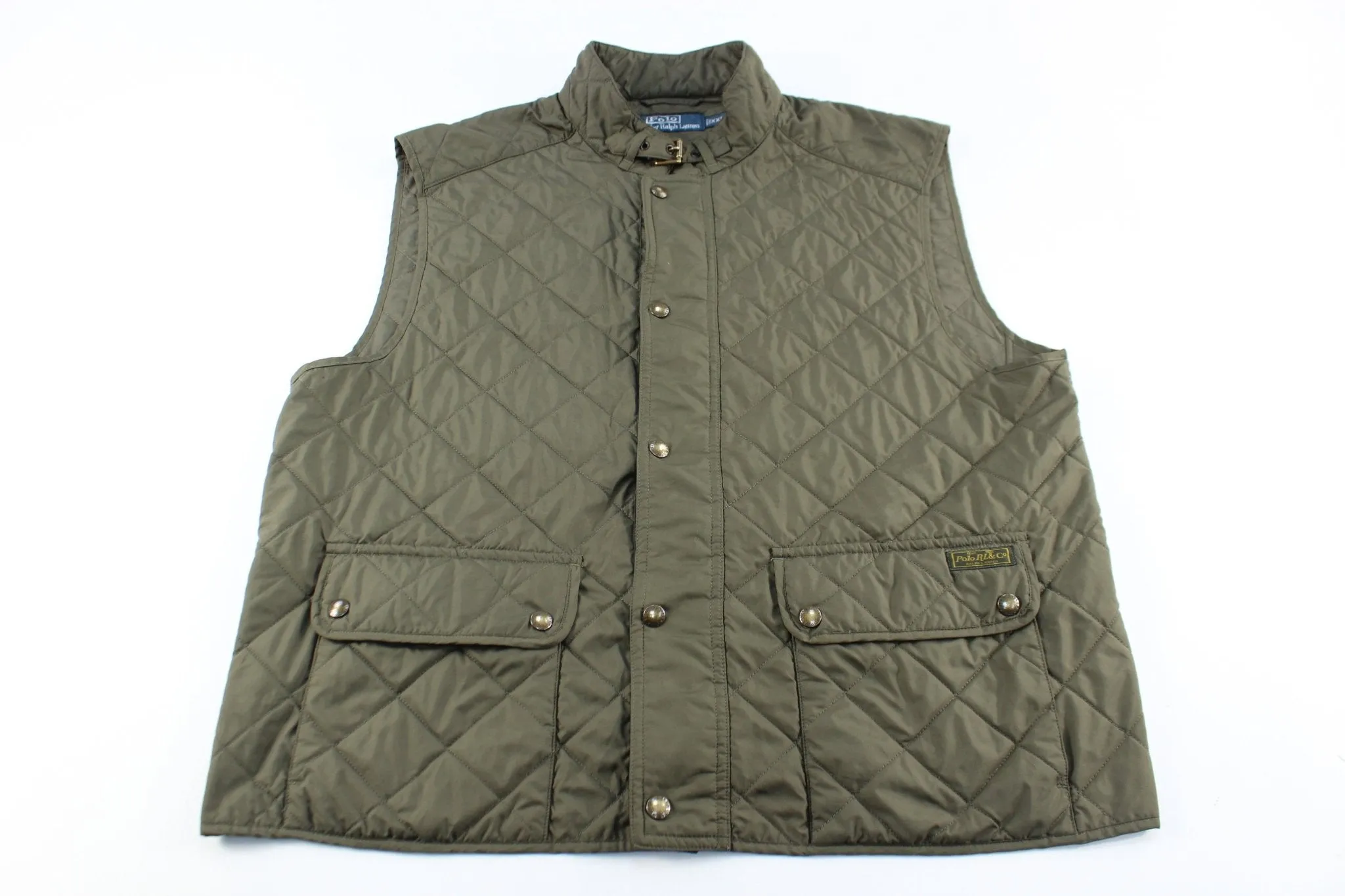 Polo by Ralph Lauren Olive Green Quilted Vest