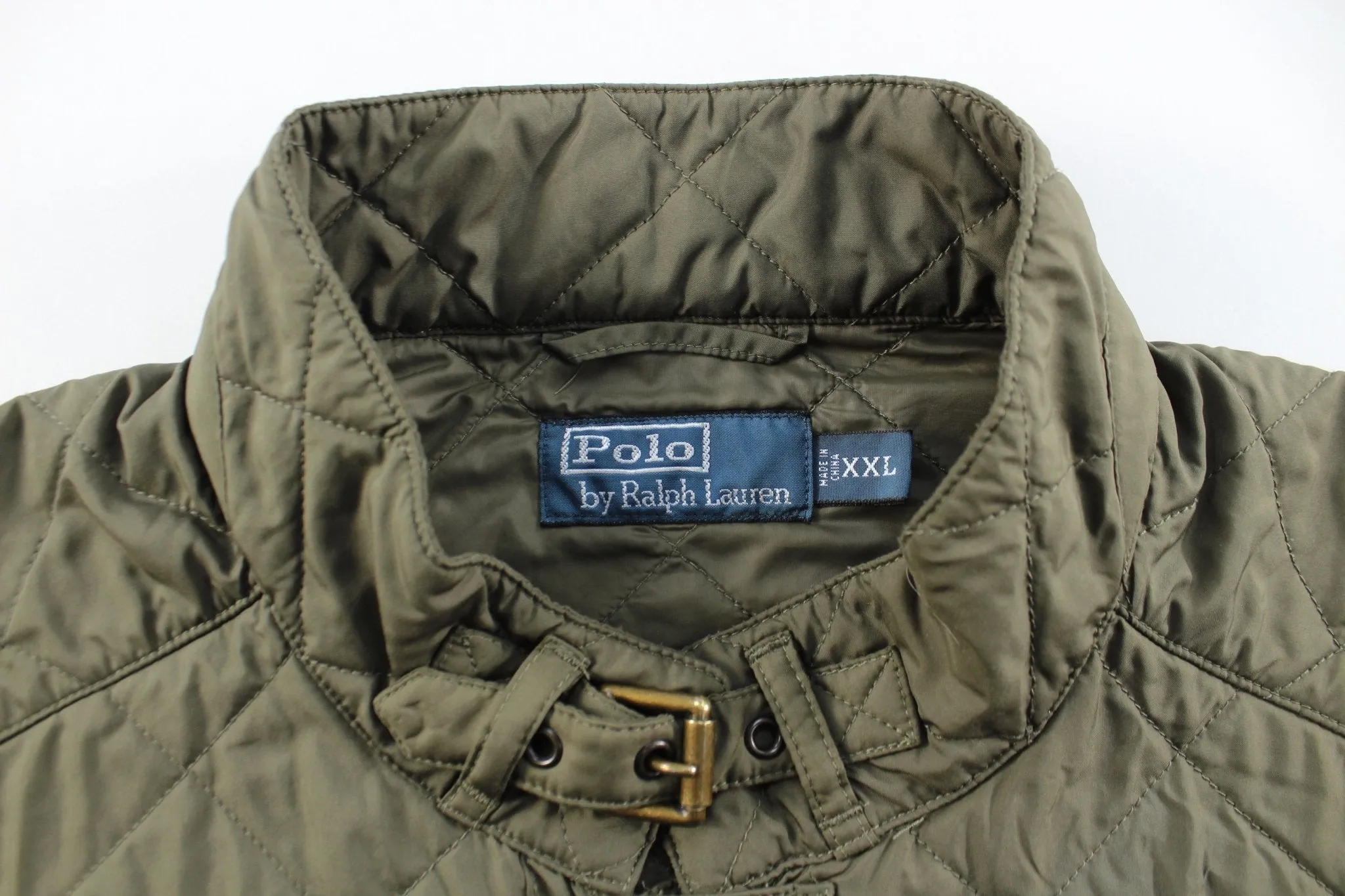 Polo by Ralph Lauren Olive Green Quilted Vest