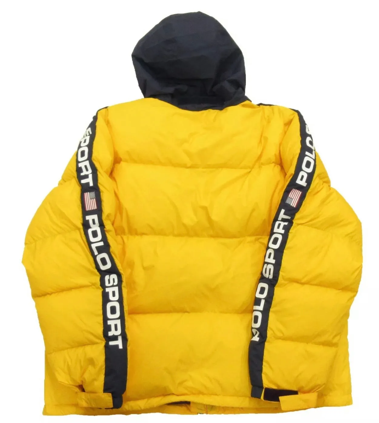 Polo Sport Ralph Lauren Men's Slicker Yellow Quilted Water Resistant Down Jacket