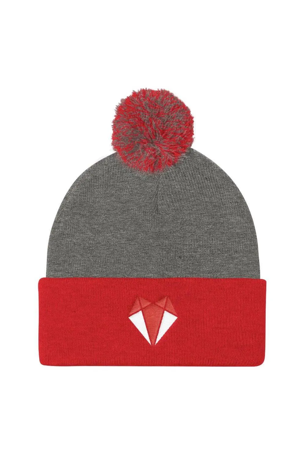 Pom Pom Knit Cap